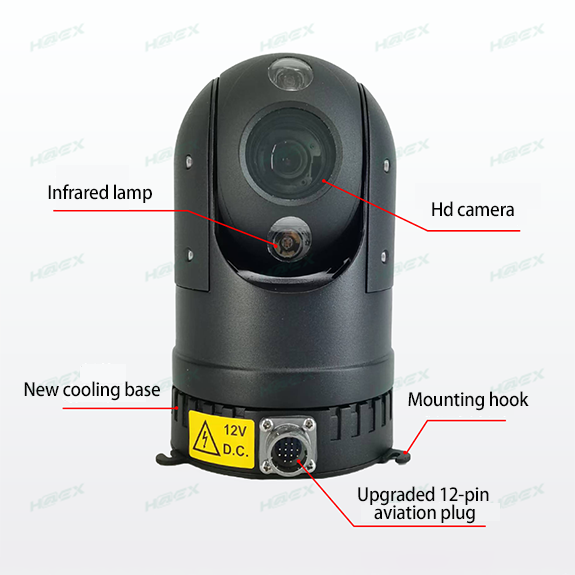 Car mini ball type HD infrared night vision PTZ camera GSH-Q100 series